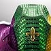 Windy City Novelties LED Light Up Sequin Cowboy Hat - Unisex (Mardi Gras)