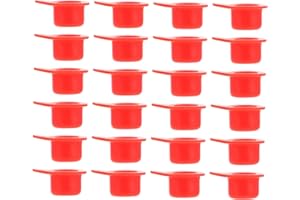 ULTECHNOVO 200pcs Red Rubber Internal Thread Hole Plugs Dust Protective Caps Oil-Resistant Anti-Corrosion