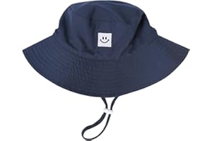 BUCAUM Baby Toddler Sun Hat,Kids Summer UPF 50+ Foldable Beach Bucket Hat for Boys Girls Children