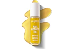 Onsen Secret Nail & Cuticle Repair Oil (10ml) - Dry Oil Formula - Japanese Tsubaki, Tea Tree & Jojoba - Strengthens Nails, Repairs Cuticles, Hydrates Skin & Hair - Natural & Vegan