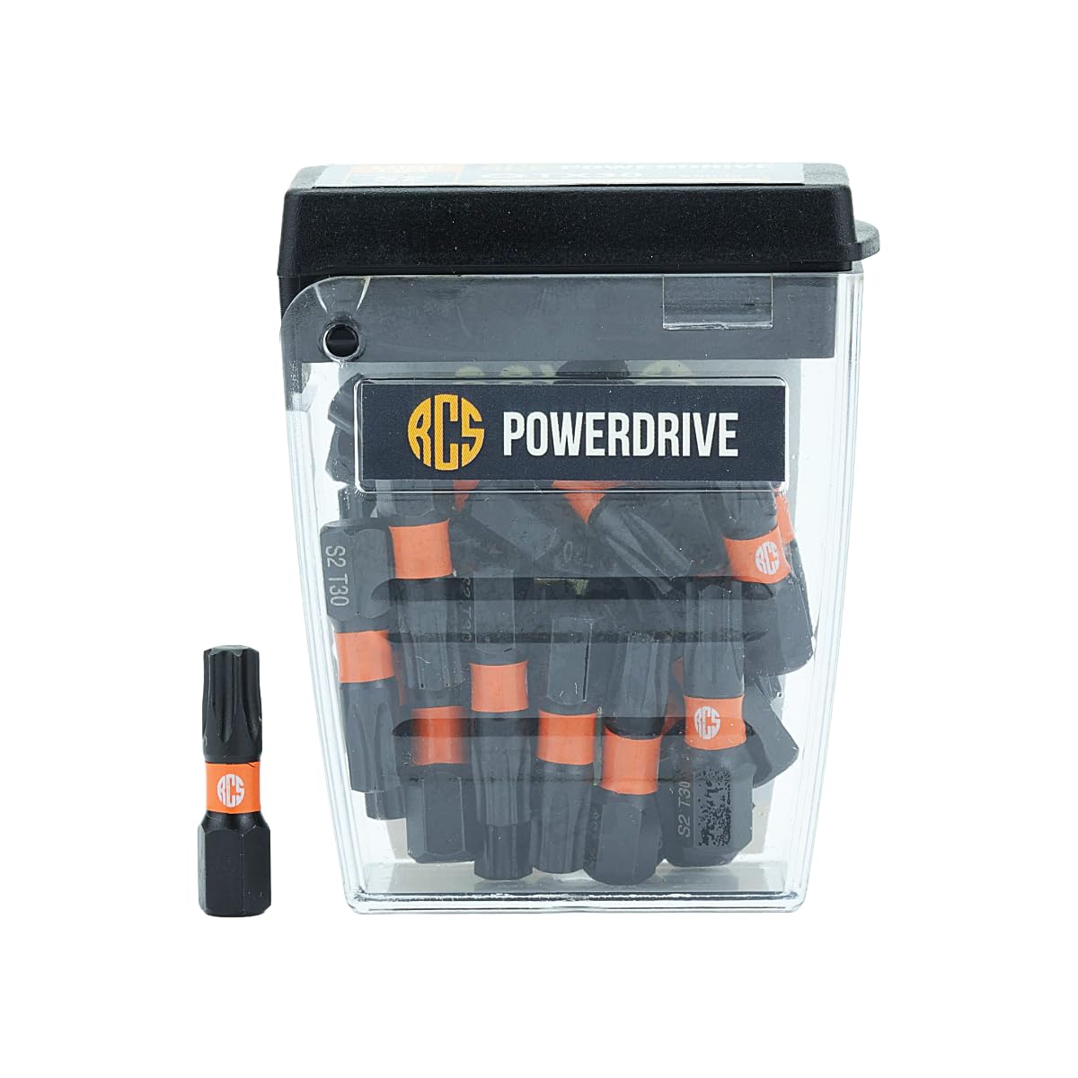 RCS T30 25mm Length Impact Screwdriver Bits (Tub of 25)