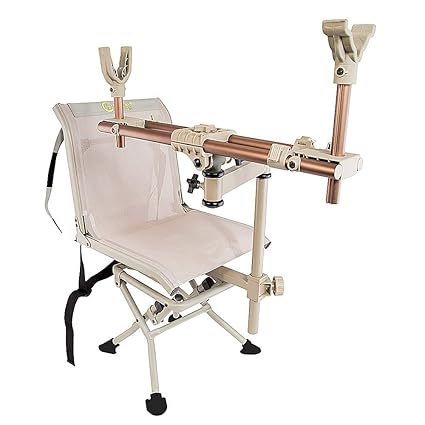 Caldwell Deadshot Chairpod Adjustable Ambidextrous Rifle Shooting Rest For Outdoor Range And Hunting