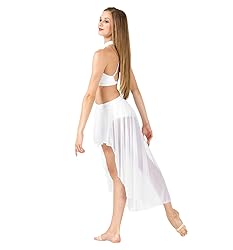 Convertible Long Side-To-Front Chiffon Skirt - WOMENS