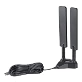 9dBi Magnetic Base Dual TS9 Antenna for Netgear Nighthawk M1 MR1100 LB1120 LM1200 Verizon Jetpack 8800L Mobile Hotpots Router MiFi Mobile AT&amp;T T-Mobile Hotspot 4G LTE Router, Eifagur