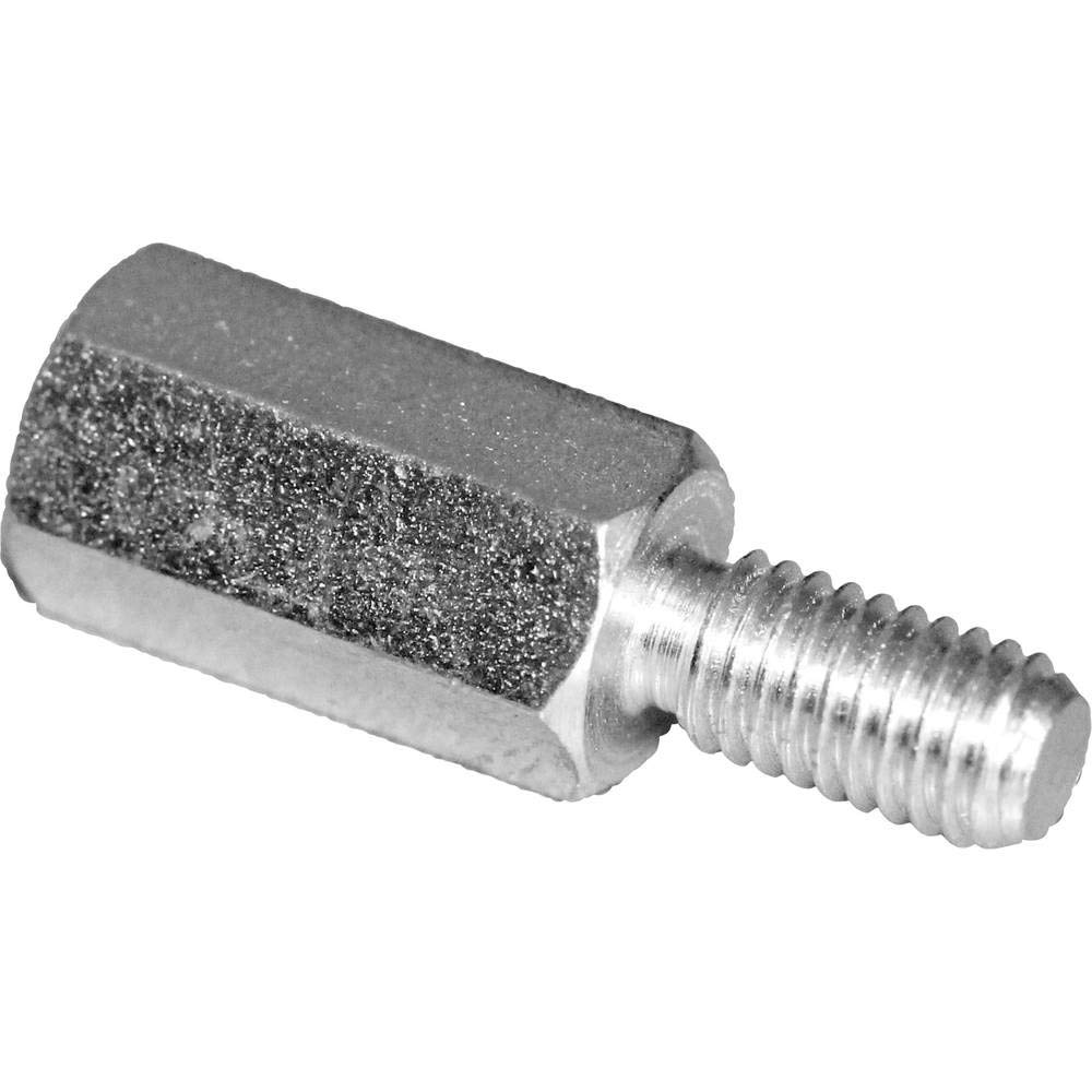PB Fastener S45530X10 Standoff Bolts (L) 10 mm M3 x 6 Galvanised Steel Pack of 10