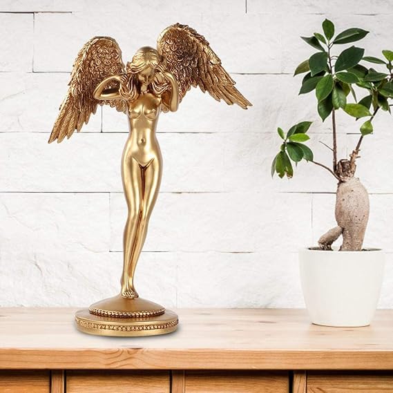 Carving Statues For Home Decoration Gold Angel Carving Angel