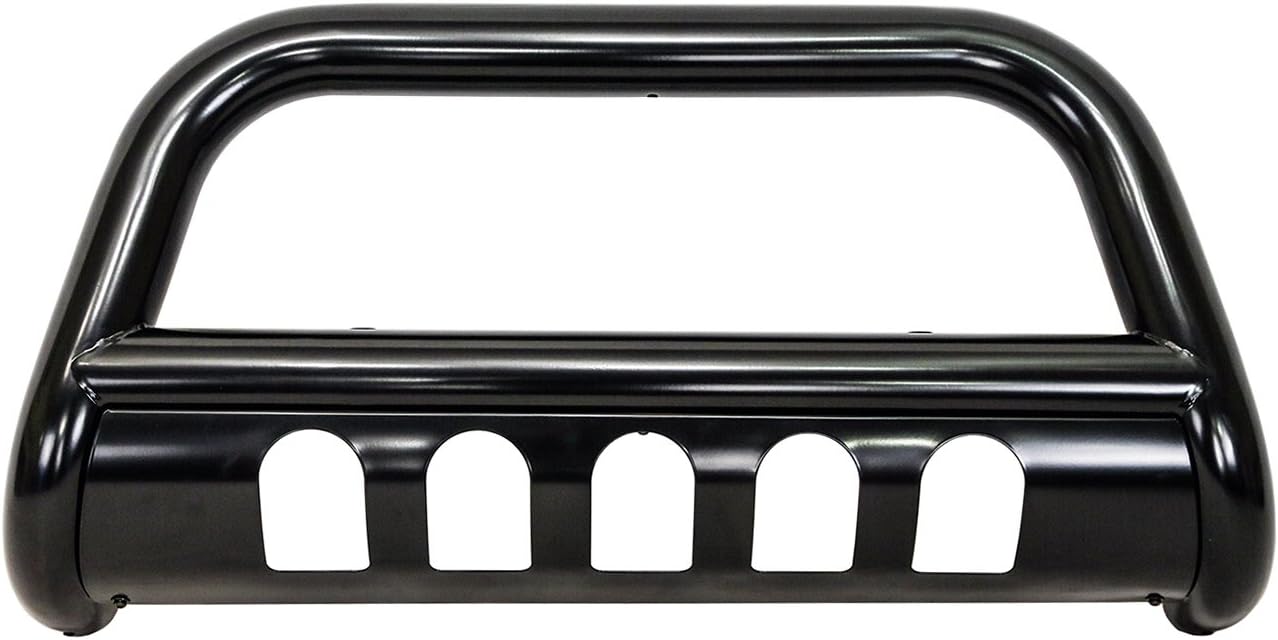 Galaxy Auto 3" Bull Bar for 2009-18 Dodge Ram 1500 (Excluding Rebel) - Steel Bumper Grille Guard (Black)