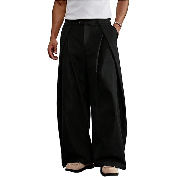 完売品‼️BELVET Pleated Wide-Leg Baggy Pants The Avery Pleated Wide-Leg Trousers by Maeve ​ | Anthropologie