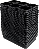 Ksrnsne 32 Pack Black Plastic Tool Box Organizers Tray Drawer Dividers Desktop view 1