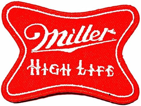 Miller 2.99'' x 2.2'' inches patch Jacket T- shirt Patch Sew Iron on Embroidered Badge Sign Costum