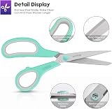 iBayam 8" Multipurpose Scissors 3 Pack - Ultra Sharp, Comfort-Grip view 3