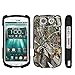 Beyond Cell 3303997 3 in 1 Kombo Protex Hard Slim Light 2 Piece Snap On Rubberized Rubber Coated Case with Holster Belt Clip for Kyocera Brigadier Bundle with Screen Protector (Retail Packaging) - Autumn Camouflage