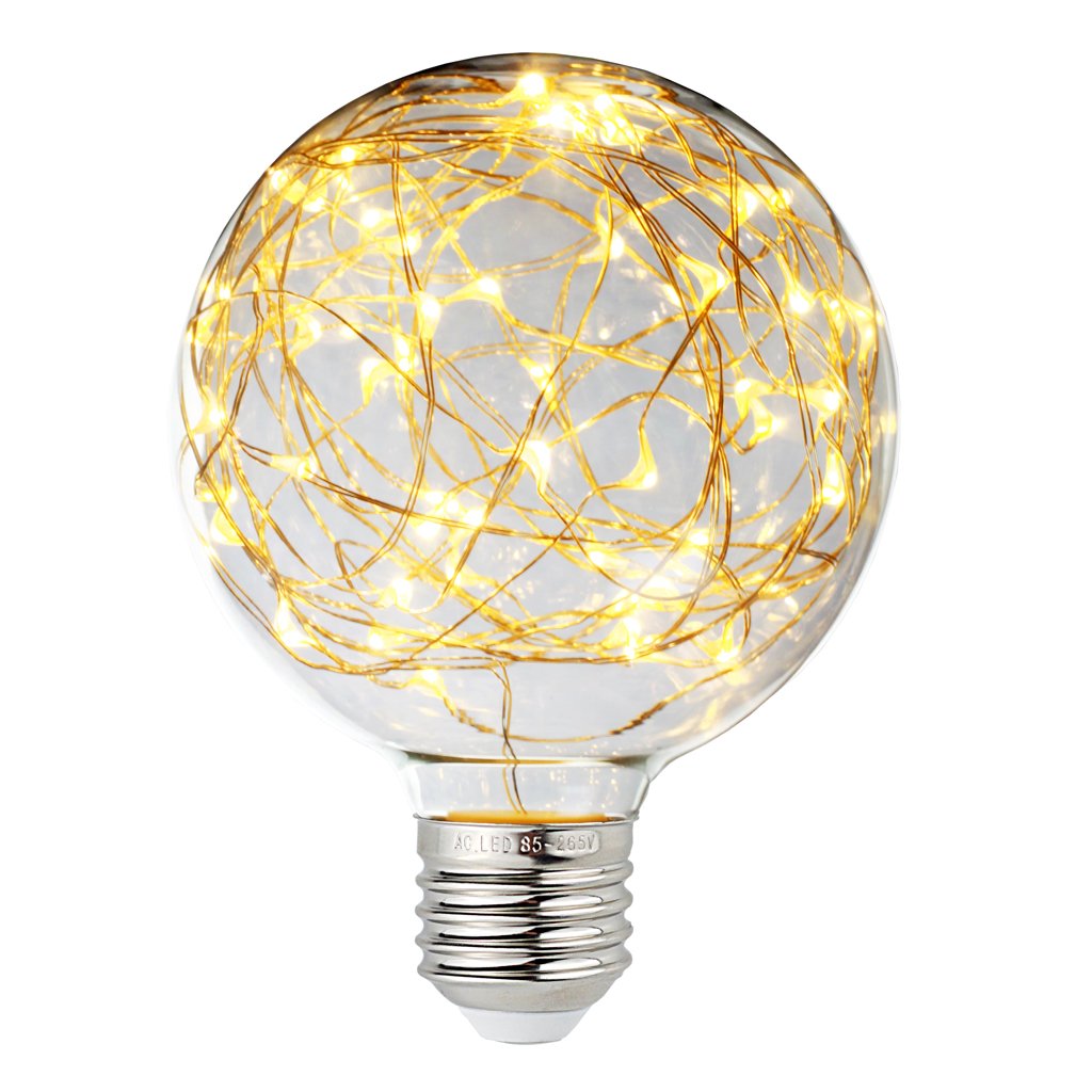 Judy Lighting - G95 LED Edison Bulb Decorative String Light Bulb (Warm White)