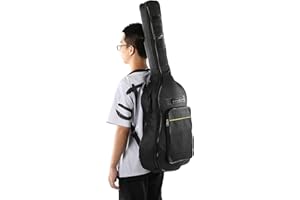 ACOGEDO Oxford Cloth Guitar Storage Bag for 40/41 Inch Acoustic & Classical Guitars – Padded Backpack with Strap, Side Handle