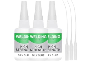 KXC Welding High-Strength Oily Glue, Welding High-Strength，Universal Super Glue Gel，Strong Adhesion Welding Glue. (50 ml* 3)