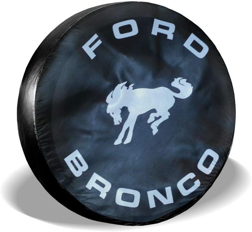 Jemeira Atwood Ford Bronco Spare Tire Cover Waterproof for Jeep,Trailer,RV,SUV,Truck and Other Vehicles