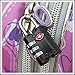 Sureina Combination Lock | Travel Suitcase & Luggage Lock | TSA Approved & Accepted | Set Your Own Combination |3 Digit Combination Padlock | Small, Portable & Resettable |Best Choice For Safe Travel
