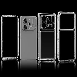 Elubugod Compatible with Tecno Pova 6 Case,3 in 1