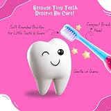 MR.WHITE Barbie Kids Battery Powered Toothbrush, Soft Bristles, 1.5V AA Battery view 5