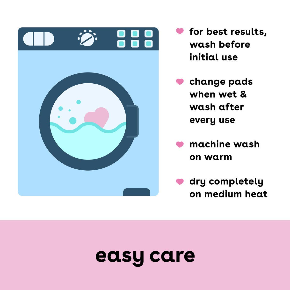 Bamboobies Washable Nursing Pads For Breastfeeding Variety Pack| Reusable Breast Pads| 4 Pairs| 3 Regular Pairs + 1 Overnight Pair | Multi-Color : Nursing Bra Pads : Baby