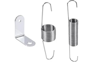 Throttle Return Spring Kit, Steel Throttle Return Spring with Bracket Carburetor Springs Double Return Carb Return Spring Kit