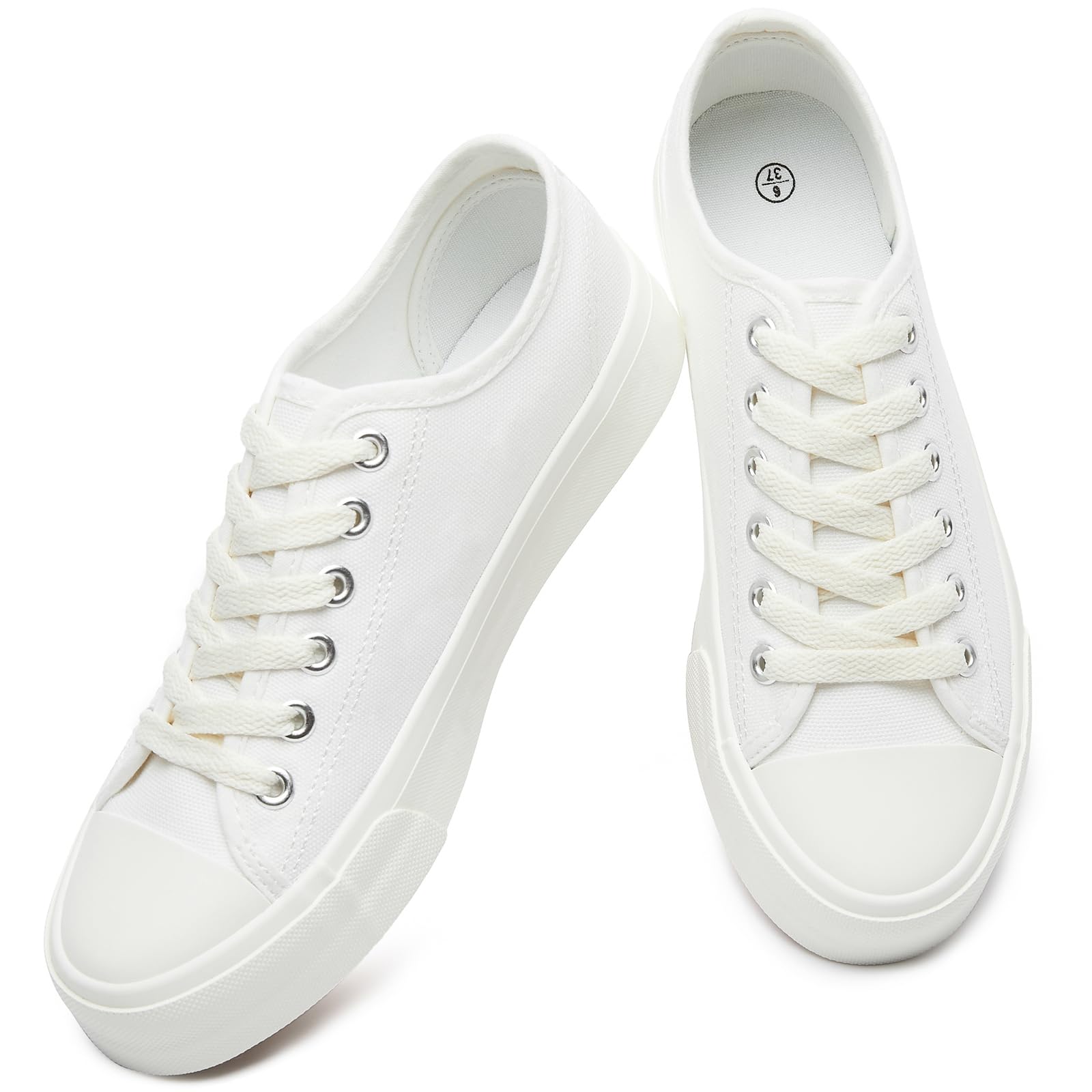 womens canvas shoes lace up sneakers