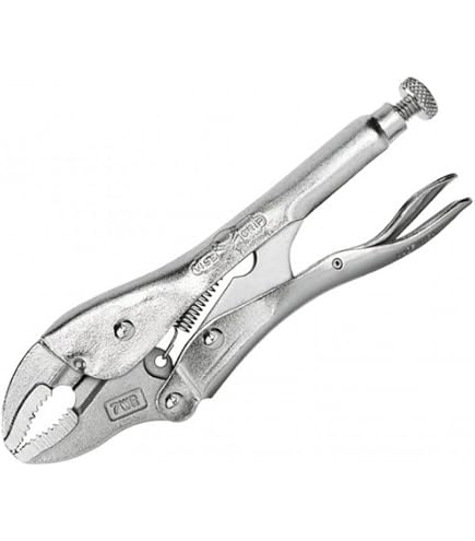 Pince Étau ECLIPSE E7R 175mm - Mâchoires Droites Acier Chrome-Molybdène