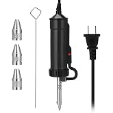 Solder Sucker, Automatic Desoldering Pump Vacuum, Portable Electric Solder Tin Sucker, Vacuum Soldering Remove Pump Desoldering Machine, AC110V 30W with 3 Soldering Suction Tips