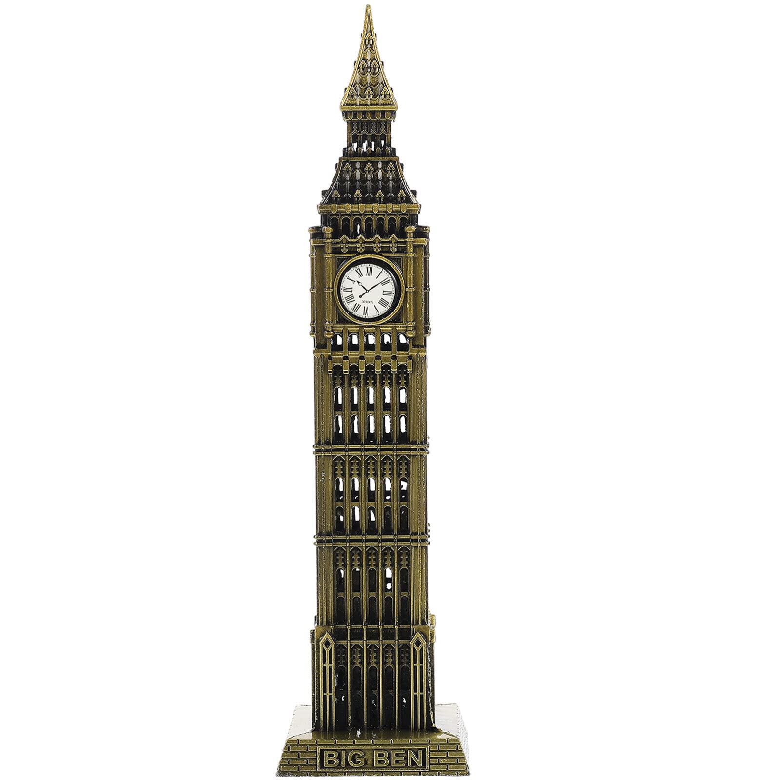 Big Ben Tower Statue, Metal Big Ben Model Big Ben Souvenir London Architecture Landmark Figurine London England Building Model Collectible Figurine for Tourism Souvenir Desktop Decor London Eye