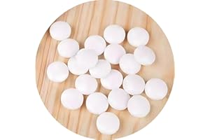 10 Bags(170 Grams) Small White Mothballs, Each Diameter is 0.563 Inches,170 Grams,Anti-Mold, Deodorizing and Moisture-Proof