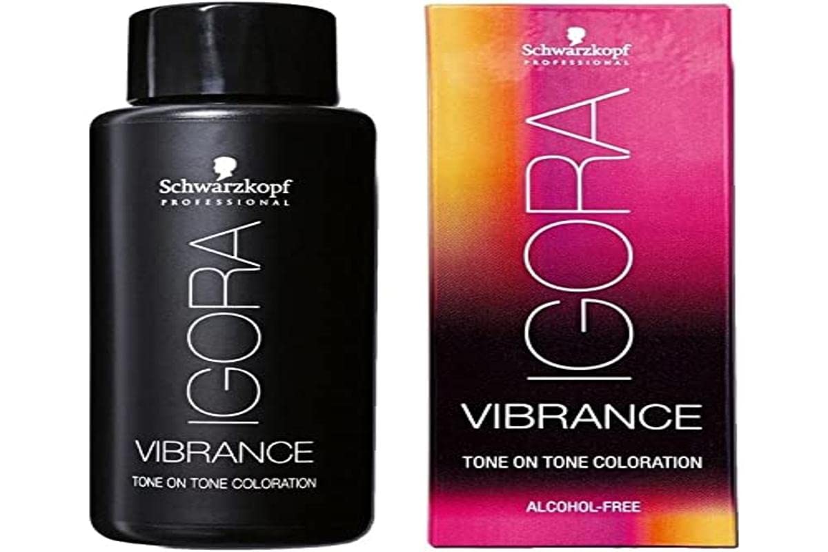 Schwarzkopf Professional Igora Vibrance Tone on Tone Hair Colour, No. 6-46 Dark Blonde Beige Chocolate, 60 ml