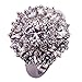 Psiroy Women's 925 Sterling Silver 5cttw CZ Filled Ring