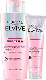 L'Oreal Elvive Glycolic Gloss Shampoo 200ml + Conditioner 150ml