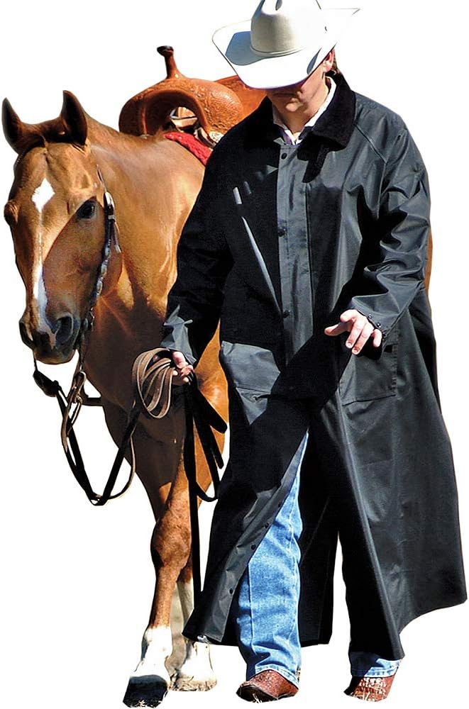 Double-s MF Black Weatherproof Slicker : Clothing
