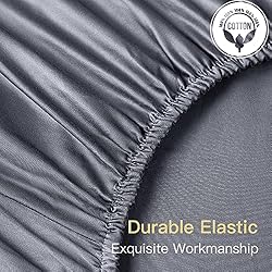 Shilucheng 6PC 100% Pure Egyptian Cotton Sheets