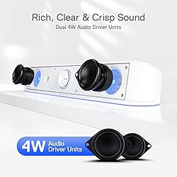 Redragon GS560 RGB Desktop Soundbar, 2.0 Channel