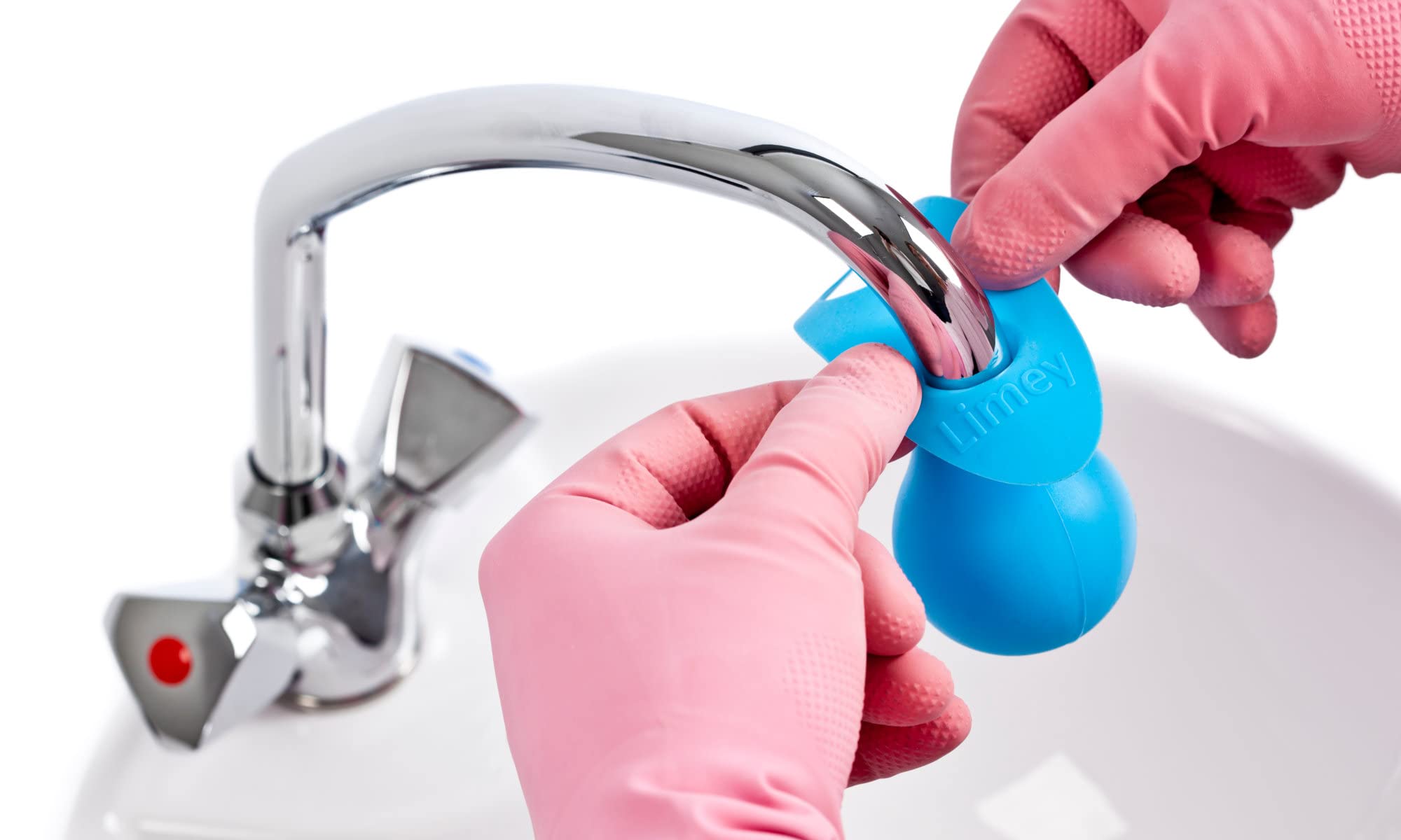 Limey - Tap head descaling ball for limescale removal