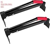 Unibos U&B Heavy Duty Adjustable Brick Tongs Pack of 2 6-11 Bricks Per Clamp view 6