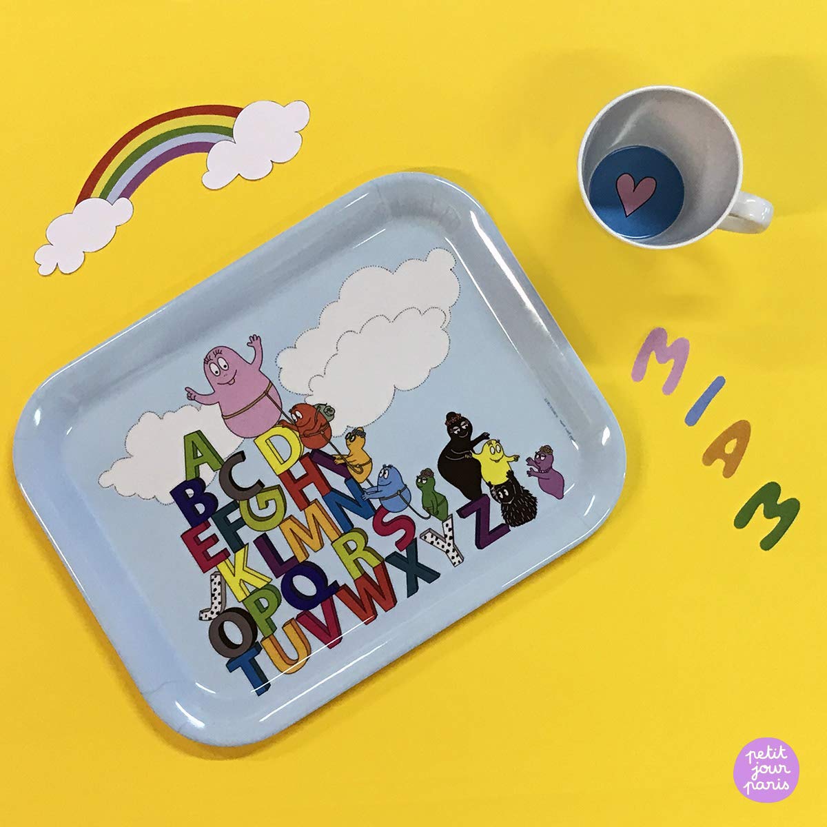 Petit Jour Paris - A Tray and a Barbapapa Mug - for A Super Little DEJ in Bed!