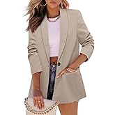 CRAZY GRID Women Business Casual Blazer Jacket Fashion with Lined Work Professional Suit Jacket