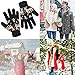 LETHMIK Christmas Thick Knit Gloves Winter Deer Knitted Warm Glove for Women&Girls Black,One Size (Superior Elasticity)