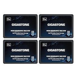 GIGASTONE 2TB NAS SSD Drive (4-Pack) 24/7 Durable