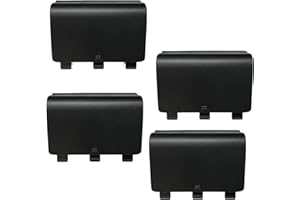 CaoXiong 4 Pack Battery Cover for Xbox Series X/S Controller Cover[NOT for Xbox One & One X/S] Battery Back Cover for Xbox Series X/S Controller(Black)