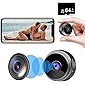 Mini Spy Cameras Hidden (with 64G SD Card), 1080P HD Small Portable Wireless Tiny Nanny Cam, Home Security Surveillance…
