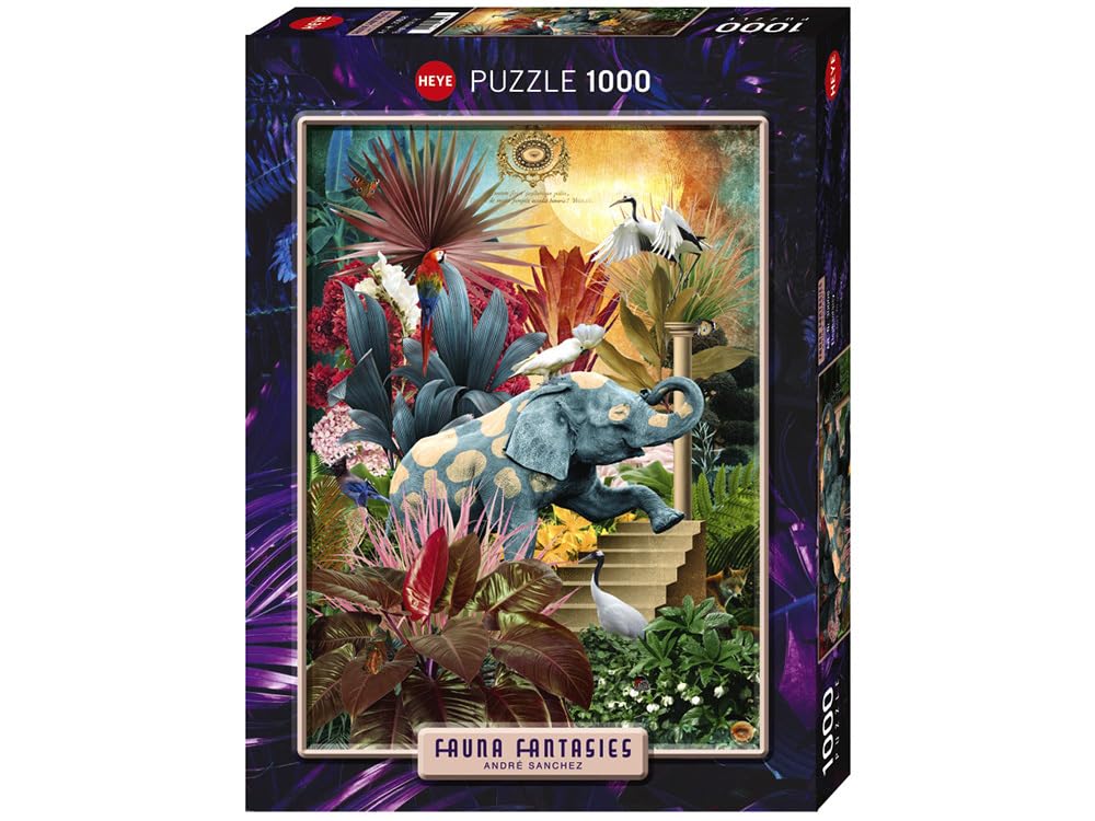 Heye Puzzles - 1000 Pc - Elephantaisy, Fauna Fantasies