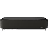 Epson Lifestudio Grand Plus Ultra Short Throw Laser Projector | 4000 Lumens Color and White Brightness 4K Display Technology Sound by Bose Built-In Google TV 3-Chip 3LCD Technology, Black