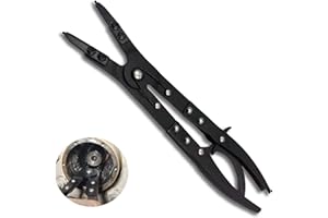 ENRUIEER 38700 Spindle Snap Ring Pliers Compatible with Ford 2007-2020 F-250 350 450 550 Super Duty 4WD Pickups, 12in Heavy Duty Internal External Snap Ring Pliers with Ratchet Locking Design