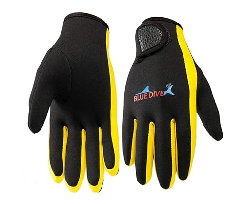 EXCEREY Five Finger Neoprene Diving Gloves Wetsuit Gloves