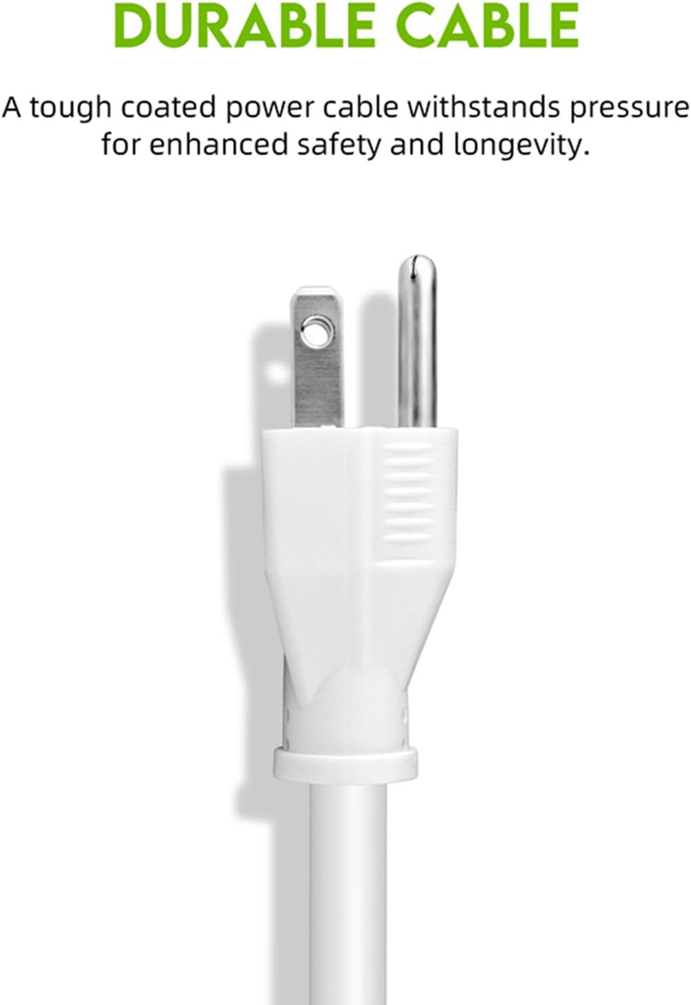 Outdoor Power Strip with Surge Protection Weatherproof Protector Waterproof International Outlet Electric Flat Plug Cord Travel White for Home Garden Patio Kitchen Living Room: Home Audio & Theater