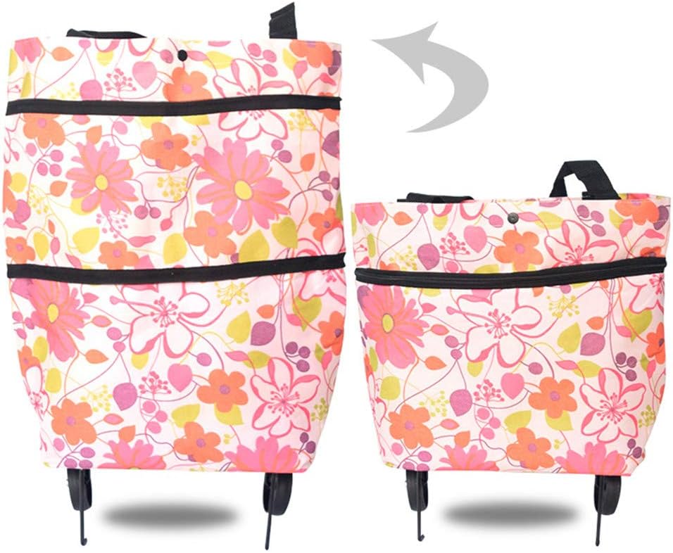 small shopping bag on wheels